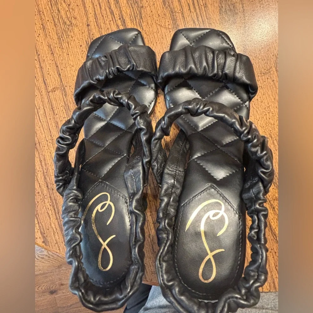 Sam Edelman black sling back sandals size 7 - Picture 8 of 8